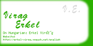 virag erkel business card